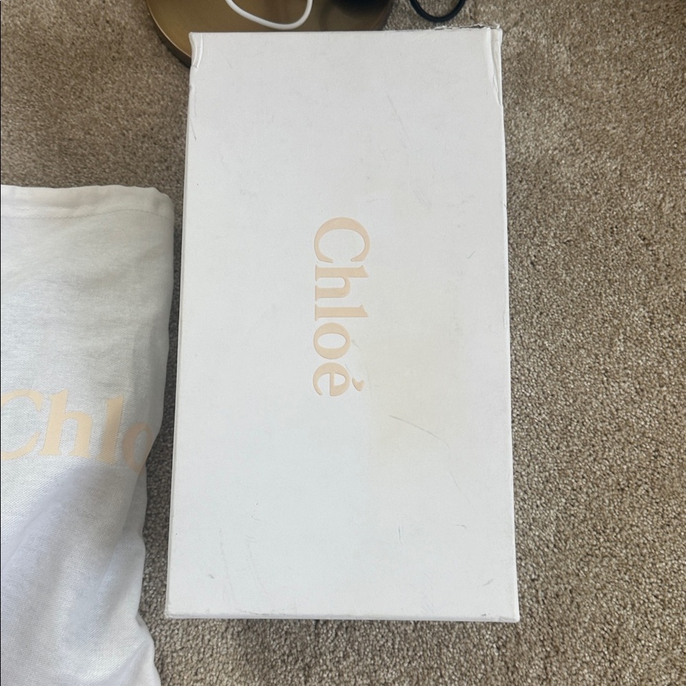Chloe Black Leather Slide Sandals - Picture 11 of 13